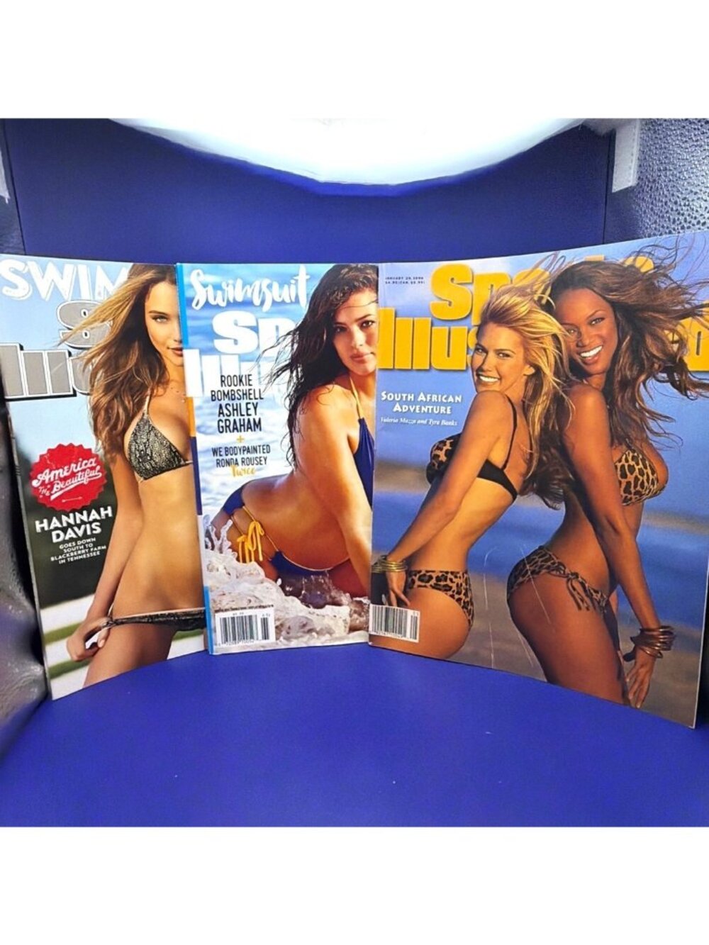 Sports Illustrated Swimsuit Magazine Lot of 3 Cover Model Beach Photography